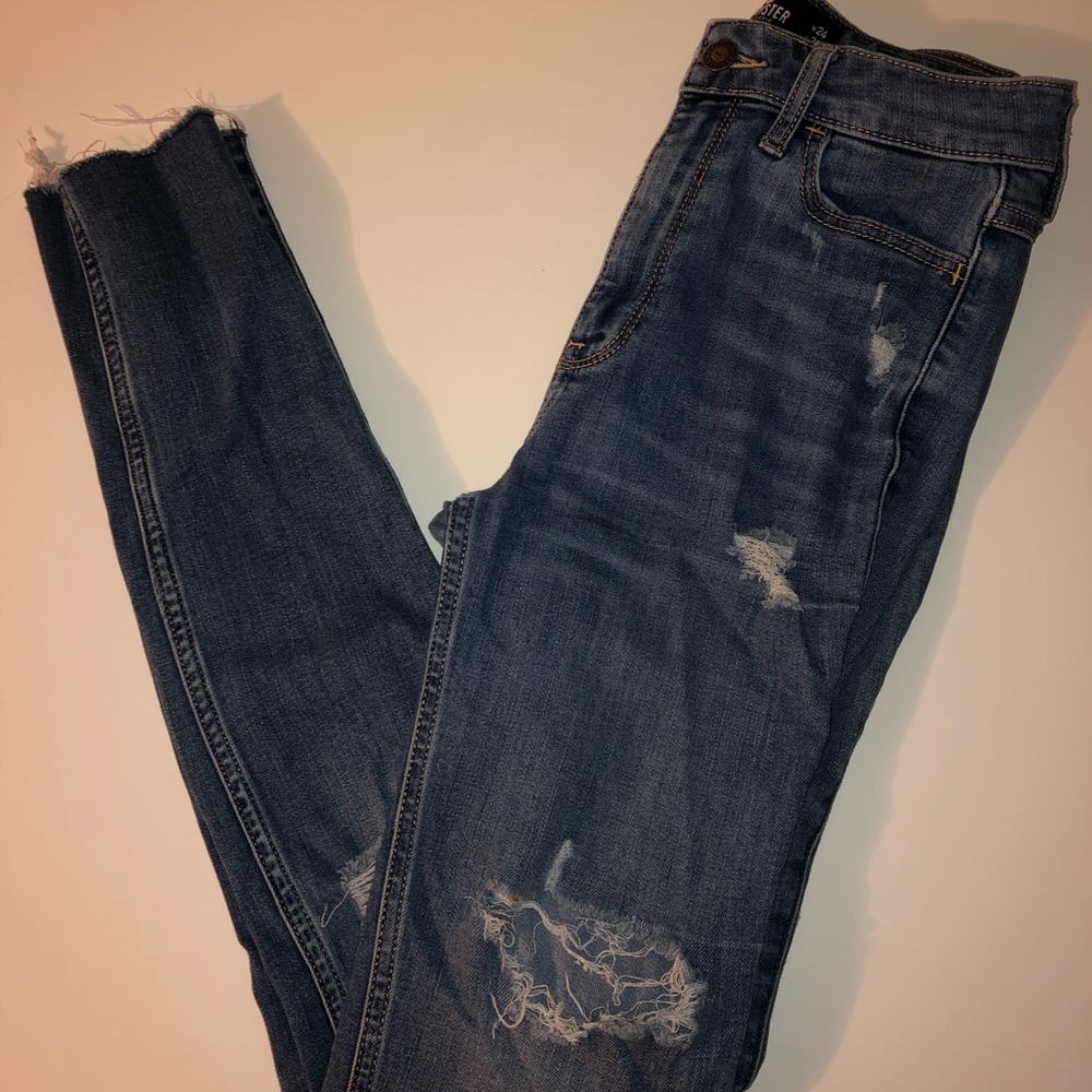 Hollister ultra high rise super skinny jeans